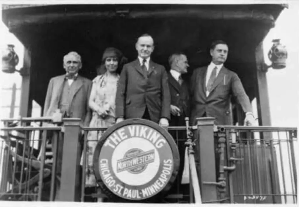 President Calvin Coolidge ahead of the Norse American Centennial in Minneapolis in 1925